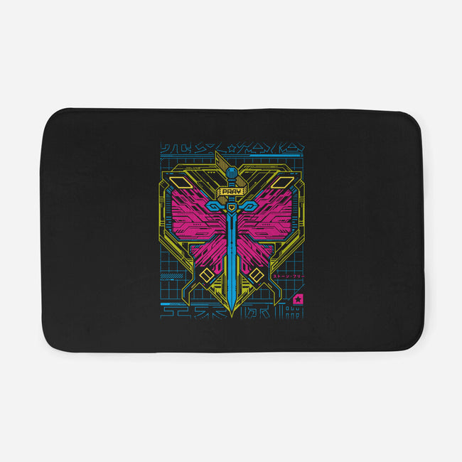 Cujoh Cyber Butterfly-none memory foam bath mat-StudioM6