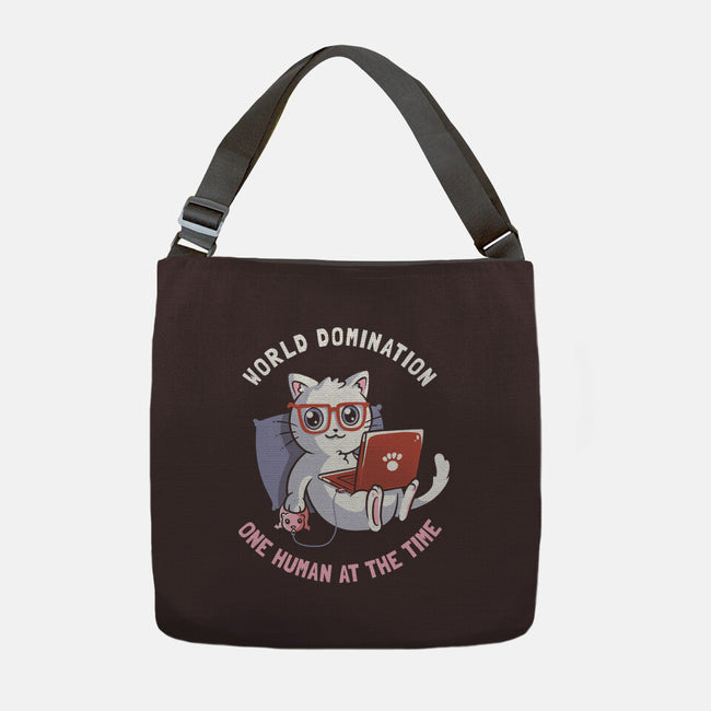One Human At A Time-none adjustable tote bag-tobefonseca