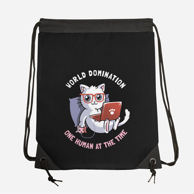 One Human At A Time-none drawstring bag-tobefonseca