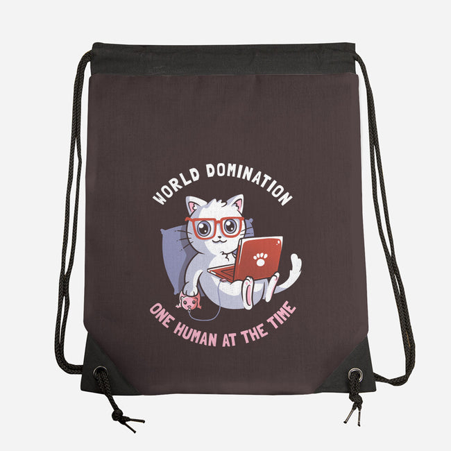 One Human At A Time-none drawstring bag-tobefonseca