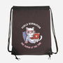 One Human At A Time-none drawstring bag-tobefonseca