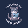 Like An Open Book-none removable cover w insert throw pillow-tobefonseca