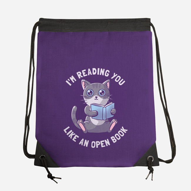 Like An Open Book-none drawstring bag-tobefonseca