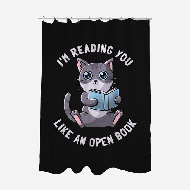 Like An Open Book-none polyester shower curtain-tobefonseca