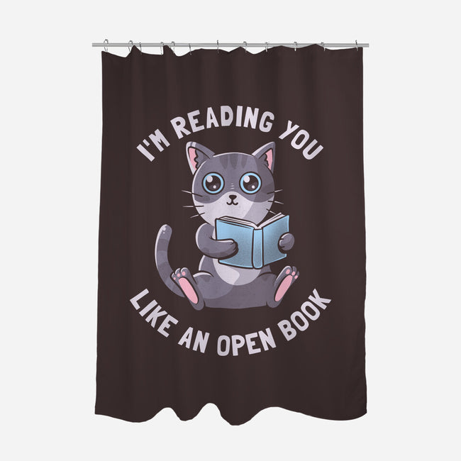 Like An Open Book-none polyester shower curtain-tobefonseca