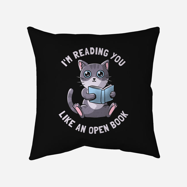 Like An Open Book-none removable cover w insert throw pillow-tobefonseca