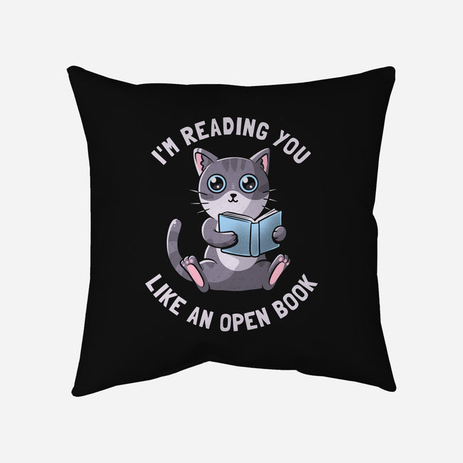 Like An Open Book-none removable cover throw pillow-tobefonseca
