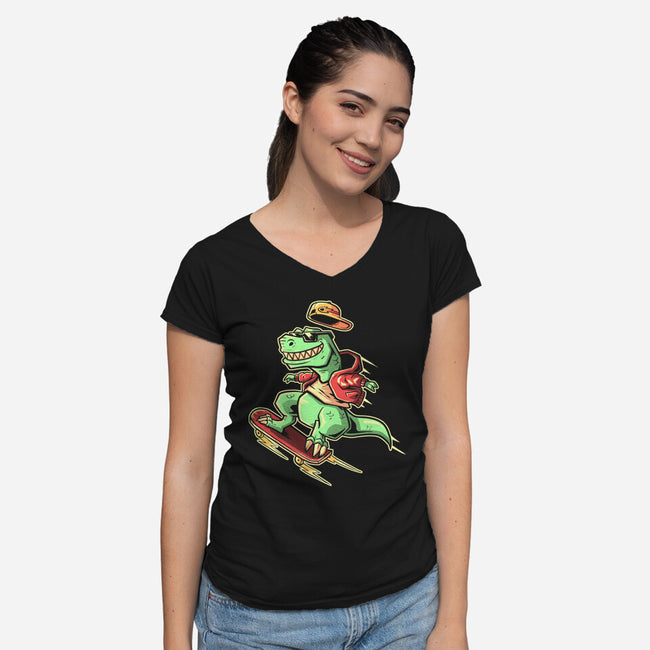 T Rad-womens v-neck tee-koalastudio