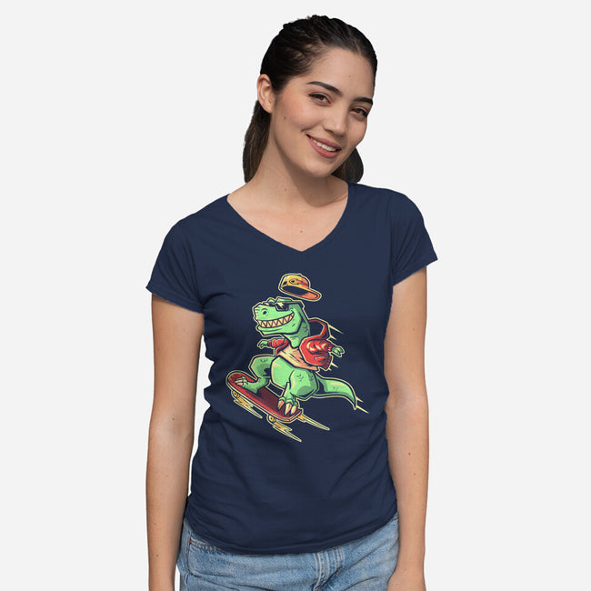 T Rad-womens v-neck tee-koalastudio