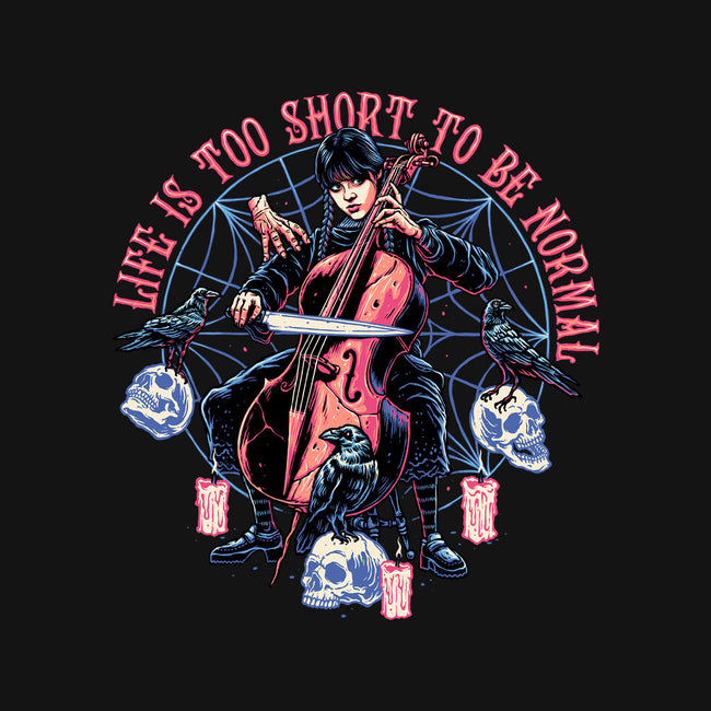 Playing The Cello-womens fitted tee-momma_gorilla
