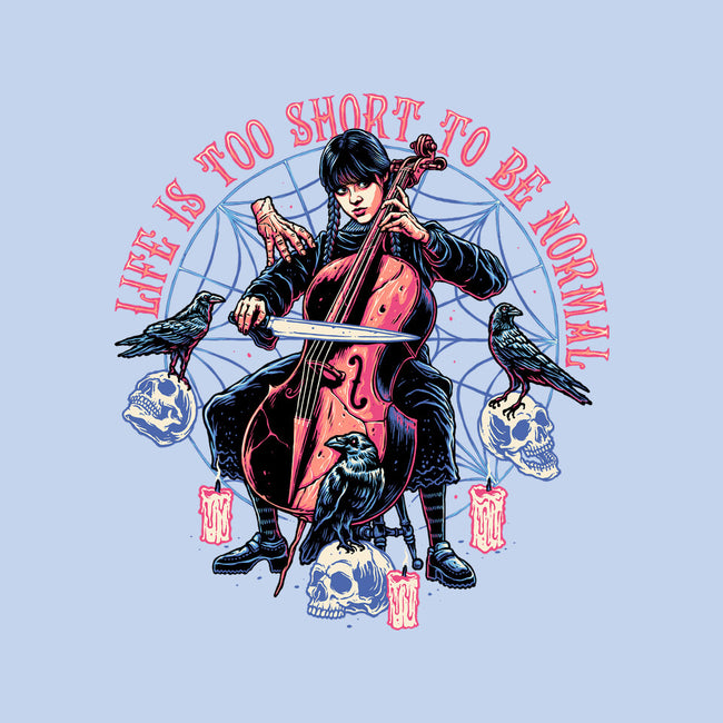 Playing The Cello-womens fitted tee-momma_gorilla