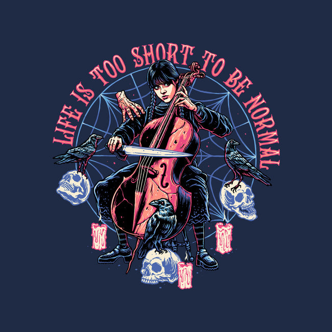 Playing The Cello-womens fitted tee-momma_gorilla