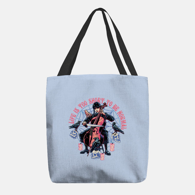 Playing The Cello-none basic tote bag-momma_gorilla