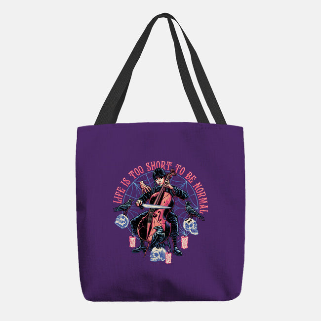 Playing The Cello-none basic tote bag-momma_gorilla