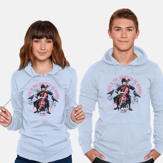 Playing The Cello-unisex pullover sweatshirt-momma_gorilla