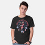 Playing The Cello-mens basic tee-momma_gorilla