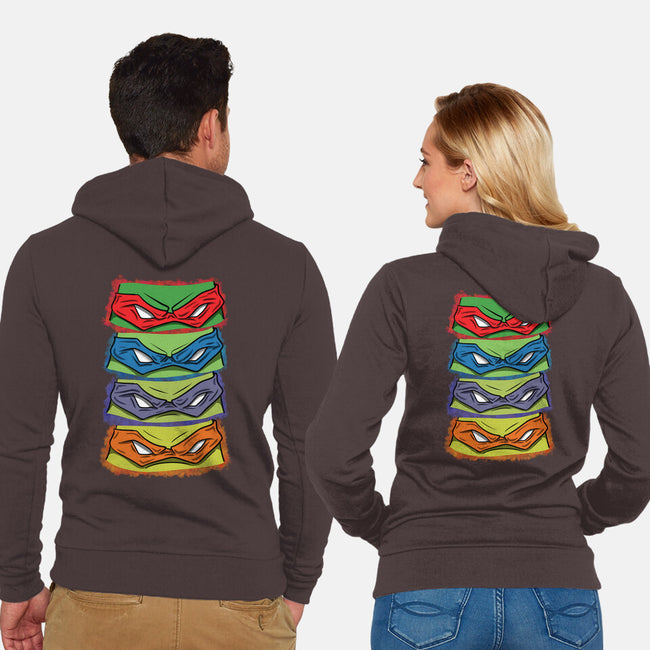 Hey Look At Me-unisex zip-up sweatshirt-nickzzarto