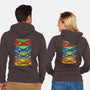Hey Look At Me-unisex zip-up sweatshirt-nickzzarto