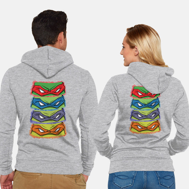 Hey Look At Me-unisex zip-up sweatshirt-nickzzarto