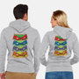 Hey Look At Me-unisex zip-up sweatshirt-nickzzarto