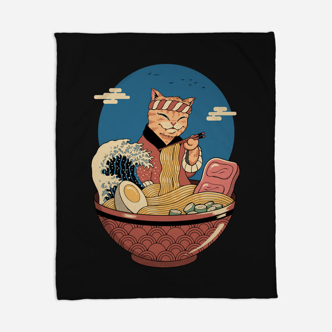 Catana Ramen Wave-none fleece blanket-vp021