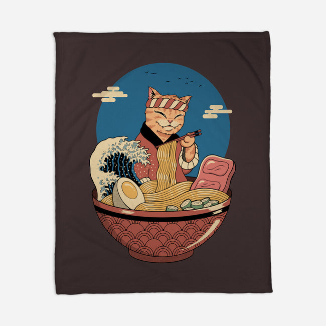 Catana Ramen Wave-none fleece blanket-vp021