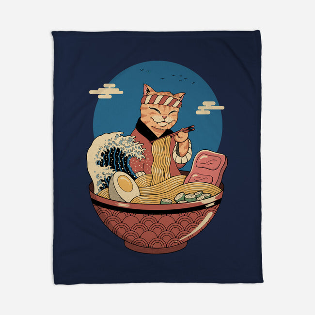 Catana Ramen Wave-none fleece blanket-vp021