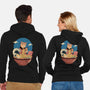 Catana Ramen Wave-unisex zip-up sweatshirt-vp021