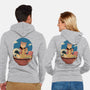 Catana Ramen Wave-unisex zip-up sweatshirt-vp021