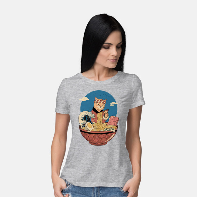 Catana Ramen Wave-womens basic tee-vp021