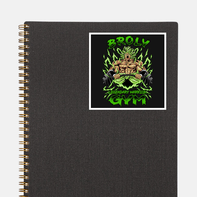 Legendary Gym-none glossy sticker-spoilerinc