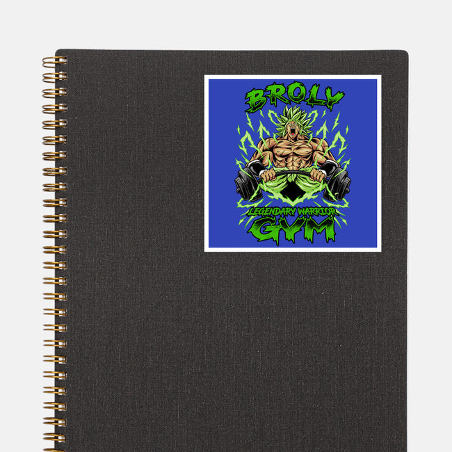 Legendary Gym-none glossy sticker-spoilerinc