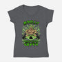 Legendary Gym-womens v-neck tee-spoilerinc