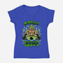 Legendary Gym-womens v-neck tee-spoilerinc