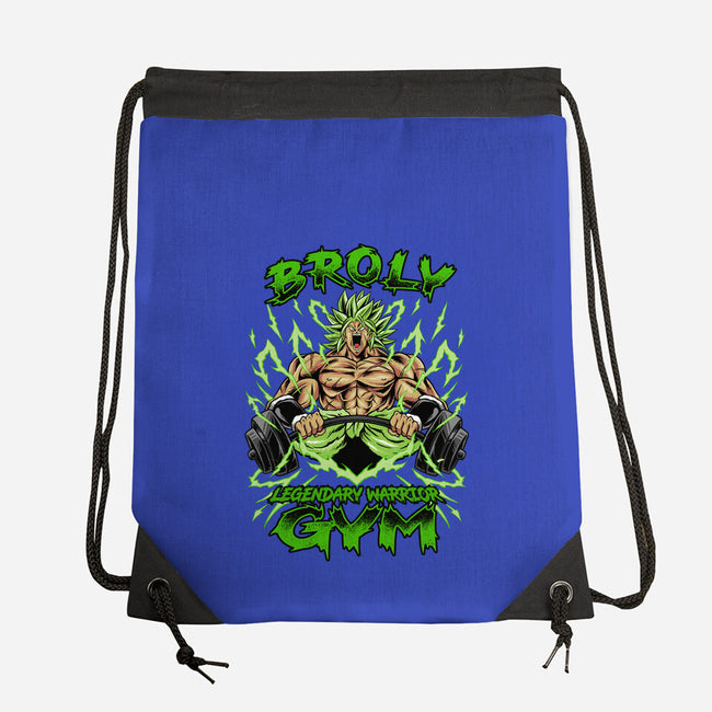 Legendary Gym-none drawstring bag-spoilerinc