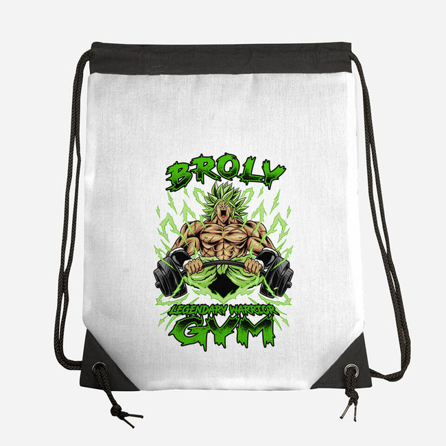 Legendary Gym-none drawstring bag-spoilerinc