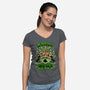 Legendary Gym-womens v-neck tee-spoilerinc