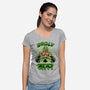 Legendary Gym-womens v-neck tee-spoilerinc