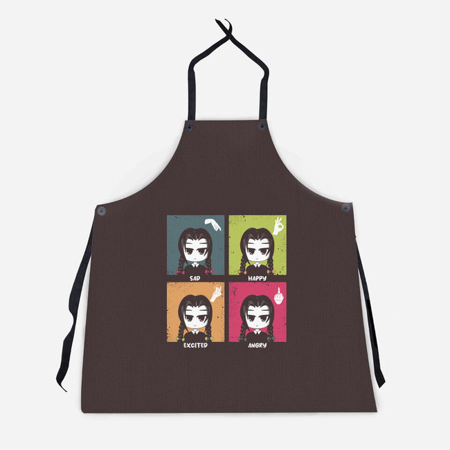 Emotional Cycle-unisex kitchen apron-erion_designs