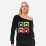 Emotional Cycle-womens off shoulder sweatshirt-erion_designs