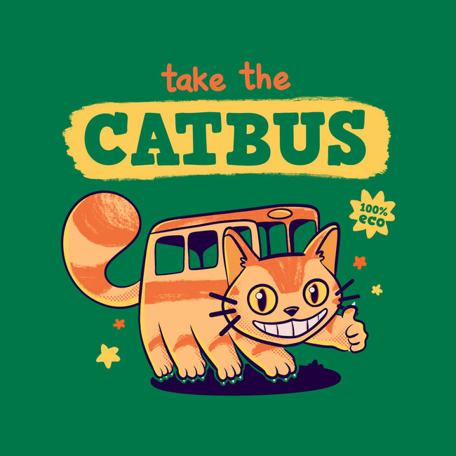 Take The Catbus-womens off shoulder tee-Mushita