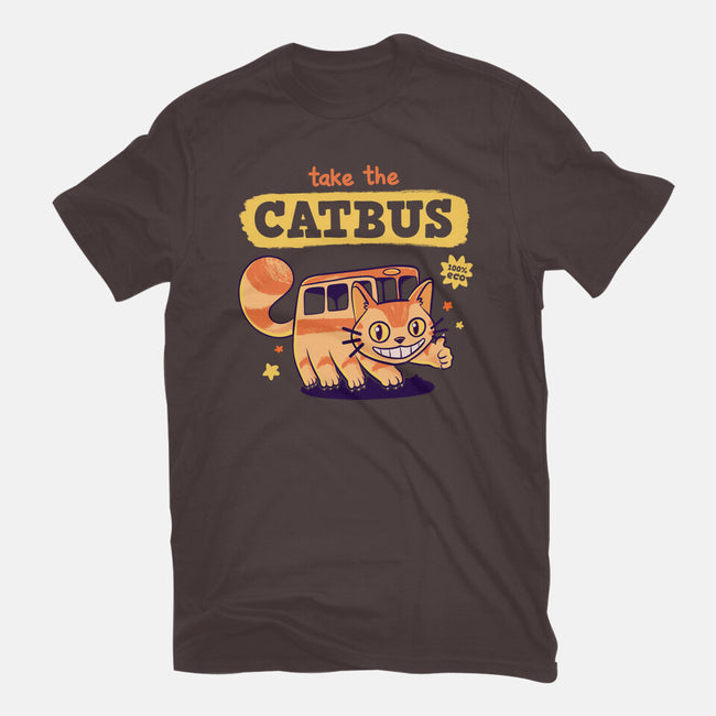 Take The Catbus-womens basic tee-Mushita