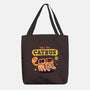 Take The Catbus-none basic tote bag-Mushita