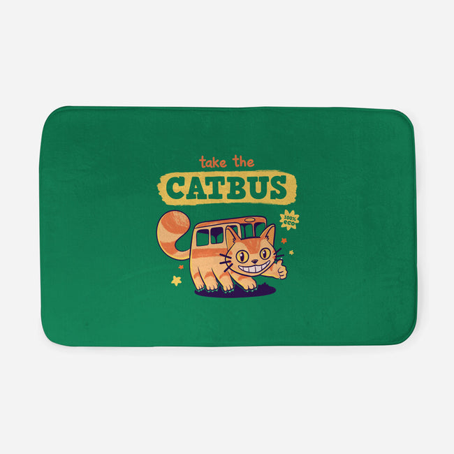 Take The Catbus-none memory foam bath mat-Mushita