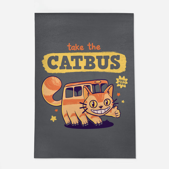 Take The Catbus-none outdoor rug-Mushita