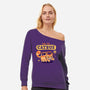 Take The Catbus-womens off shoulder sweatshirt-Mushita