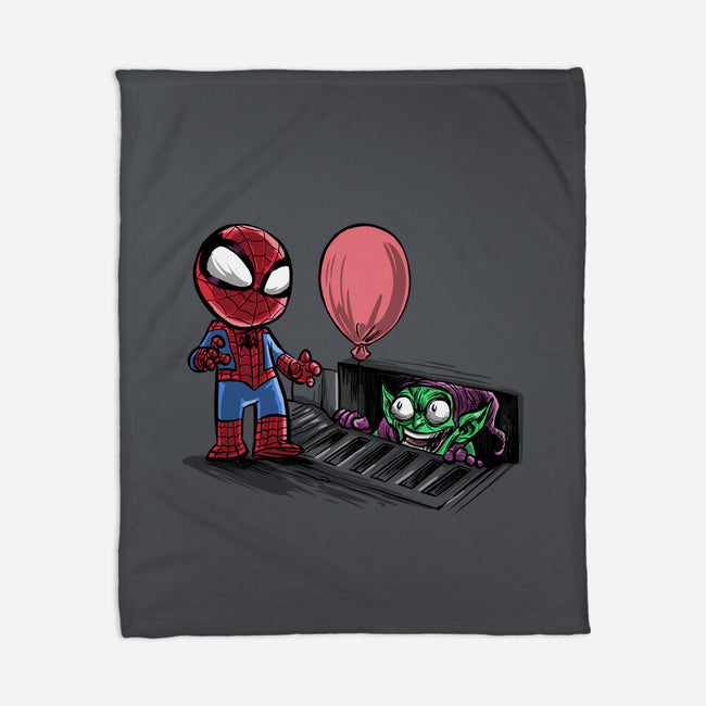 All Spiders Float-none fleece blanket-zascanauta