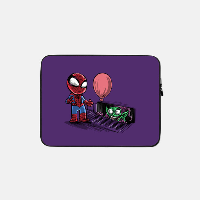 All Spiders Float-none zippered laptop sleeve-zascanauta