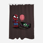 All Spiders Float-none polyester shower curtain-zascanauta