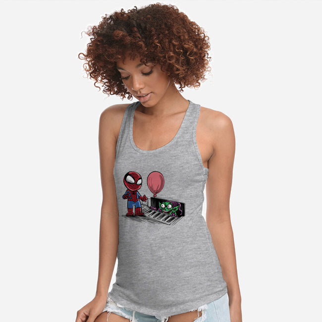 All Spiders Float-womens racerback tank-zascanauta